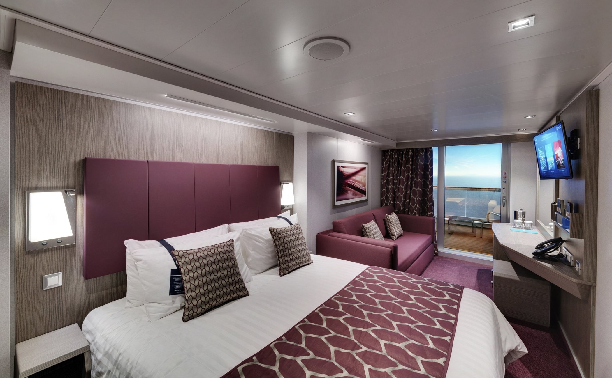 MSC Seaview — Cabine com varanda — vista para o mar