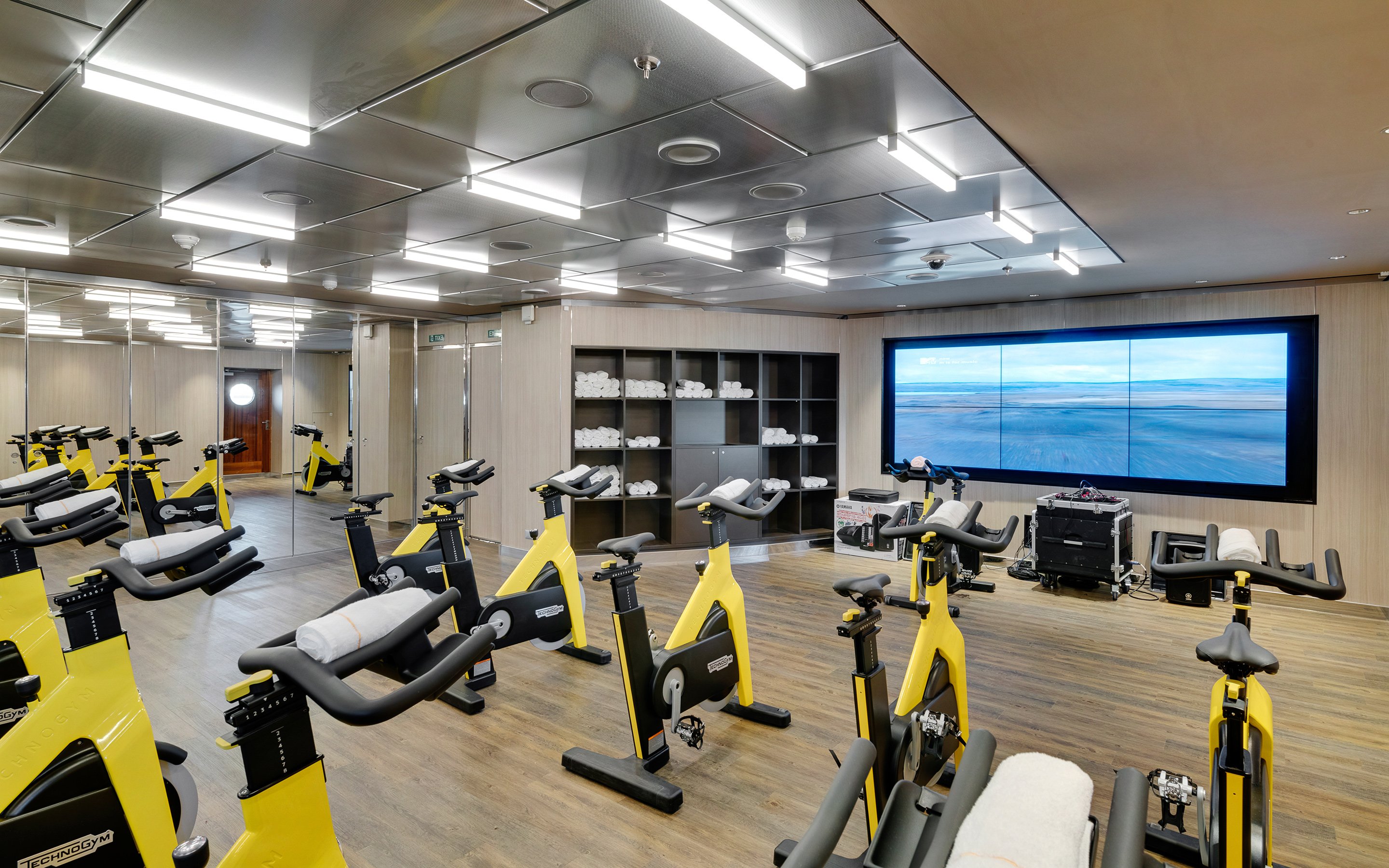 MSC Seaview — MSC Gym Technogym — vista panorâmica