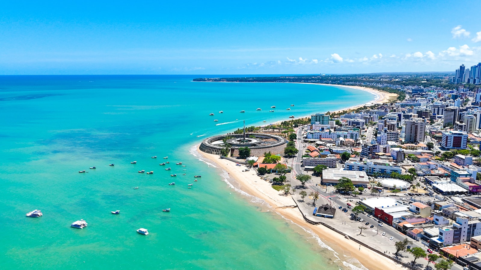 Vista aérea de João Pessoa, Paraíba